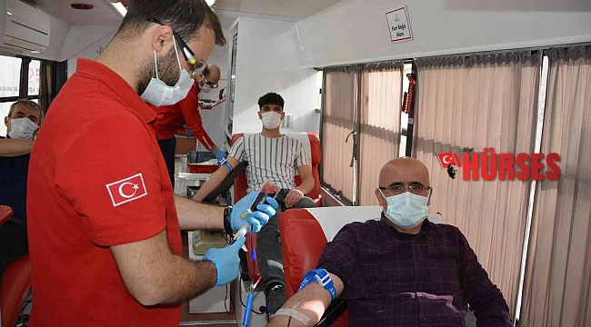 Korkuteli'nde 5 günde 372 ünite kan bağışı
