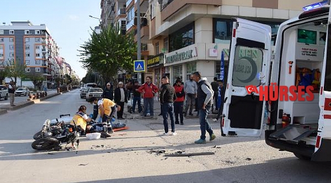 Kumluca'da trafik kazası: 2 yaralı