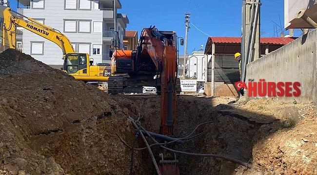 Manavgat Emek'te yağmur suyu sorununa kalıcı çözüm