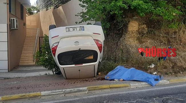 Manavgat'ta kaldırımda yürürken otomobilin çarptığı kadın hayatını kaybetti