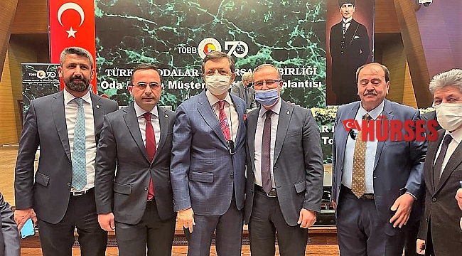 MATSO Başkanı Güngör, TOBB Başkanına hazırladığı talep listesini sundu