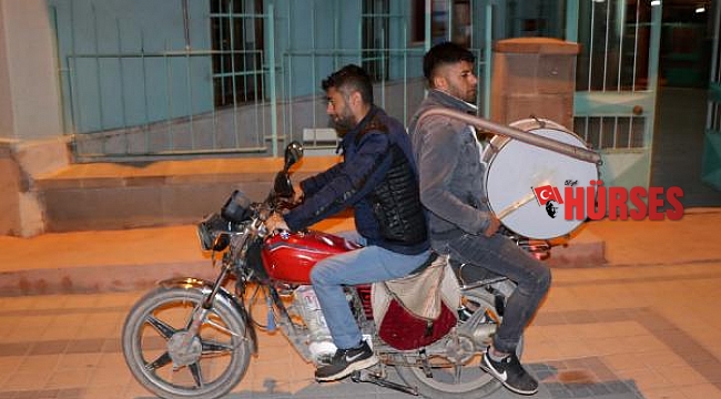 Motorize ramazan davulcuları
