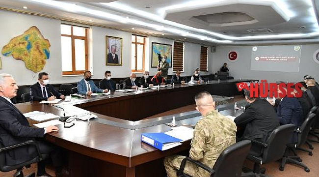 Orman yangını tedbirleri görüşüldü