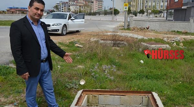 Rögar kapaklarının çalınması muhtarı isyan ettirdi