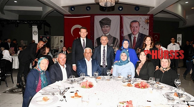 Şehit yakınları ve gaziler iftarda buluştu