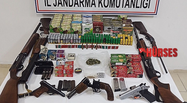Şiddet gören kadın, eşini jandarmaya 'ruhsatsız silahları' var diye ihbar etti