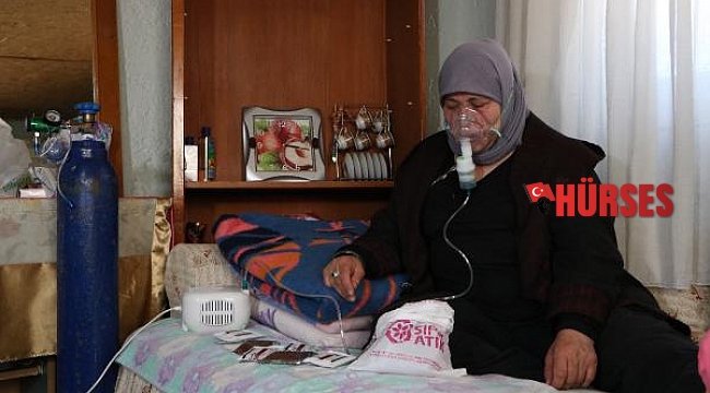Solunum cihazı bozuldu, eve bağlı kaldı