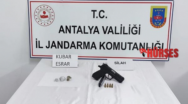 Uyuşturucuyla yakalandı