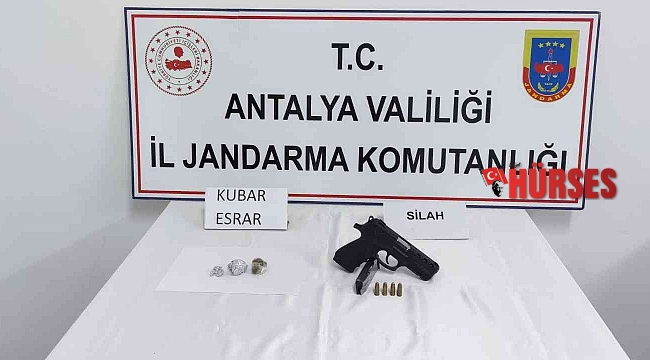 Yakalama kararı bulunan şüpheli jandarmaya takıldı