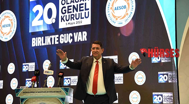 AESOB Başkanı Adlıhan Dere güven tazeledi