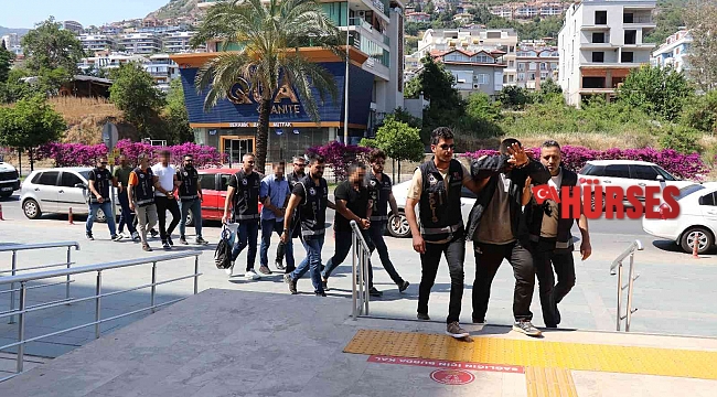 Alanya'da "Müsilaj" operasyonuna 4 tutuklama