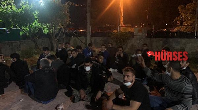 Alanya'da Suriyeli 36 kaçak göçmen yakalandı