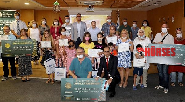Antalya Büyükşehir'e TÜRÇEV'den 3. ödül