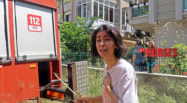 Antalya'da ikiz kız kardeşleri önce sevinç sonra korku gözyaşına boğan kedi kurtarma operasyonu