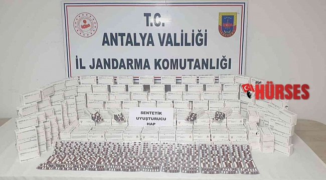 Antalya'da piyasa değeri 1 milyon 500 bin TL değerinde uyuşturucu ele geçirildi