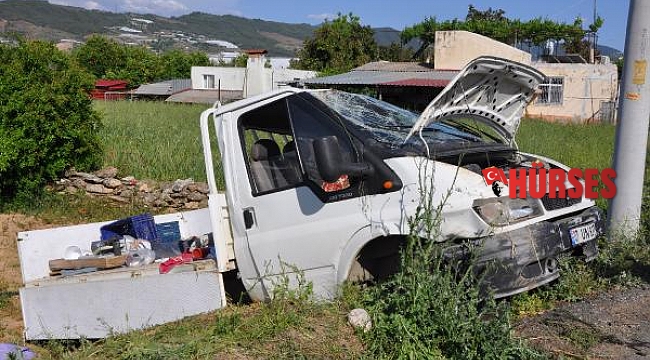 Gazipaşa'da kaza: 1 yaralı