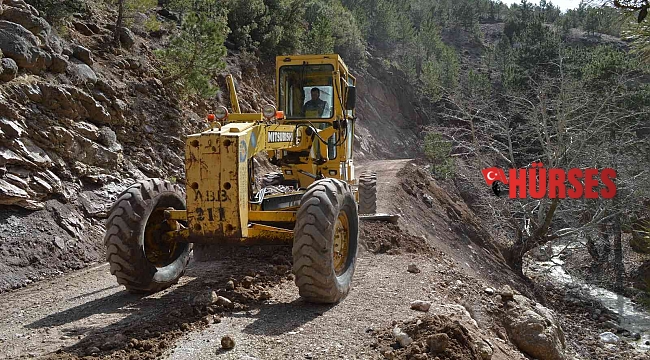 Korkuteli'de yayla yollarına bakım