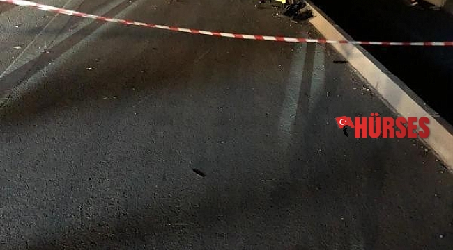 Otomobil ile çarpışan motosiklet sürücüsü hayatını kaybetti