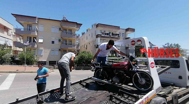 Plakasız motosiklet sürücüsüne motosikletin fiyatı kadar para cezası