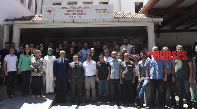 Su ürünleri uzmanları Demre'de