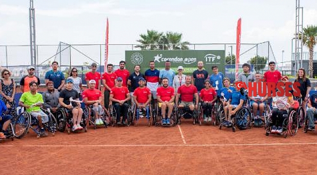 Tekerlekli sandalye tenisinde kazananlar belli oldu