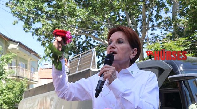 Akşener: Seçmen, velinimet olsun istiyorum