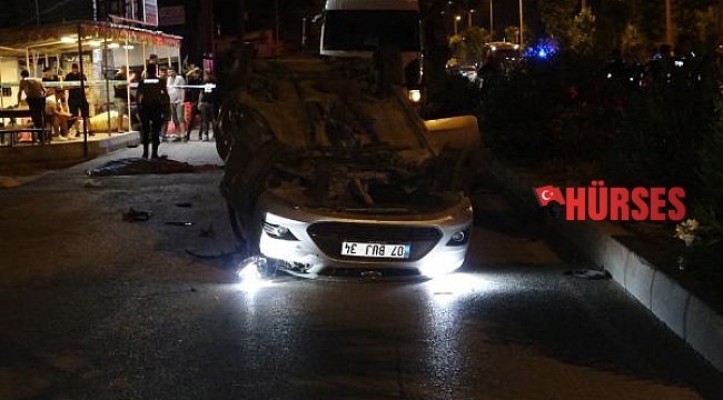 Antalya'da otomobil ile motosiklet çarpıştı: 1 ölü, 2 yaralı