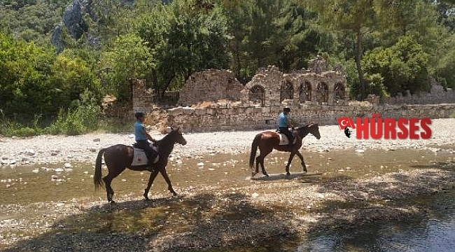 Atlı birlikler Olimpos ve Adrsan'da asayişi sağlayacak