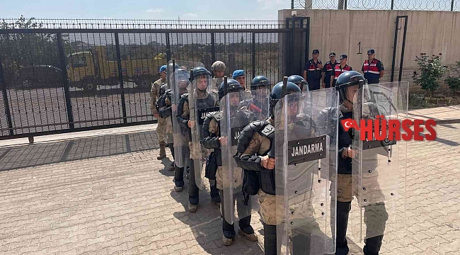 Geri Gönderme Merkezinde firar, isyan yangın tatbikatı yapıldı