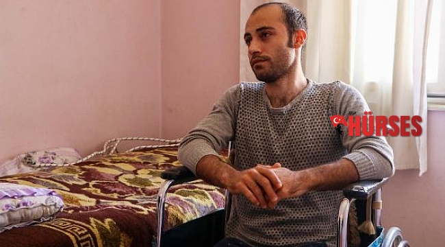 İş kazası sonrası felç kalan Erhan'ın penceresi, dünyası oldu