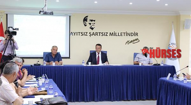 Kaş Belediyesi haziran ayı meclis toplantısı yapıldı