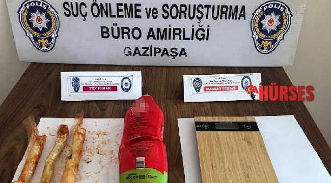 Ketçap kutusundan uyuşturucu çıktı
