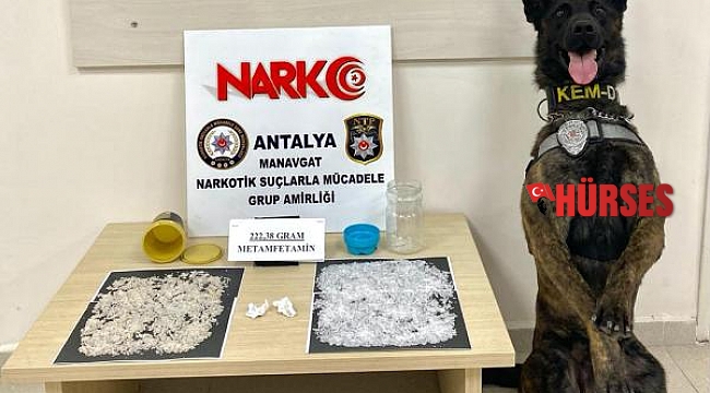 Manavgat'ta uyuşturucu operasyonu