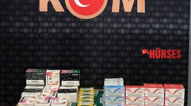 Polisten kaçak sigara tütünü operasyonu
