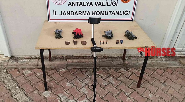 Sit alanında dedektör cihazı bulundu: 3 gözaltı