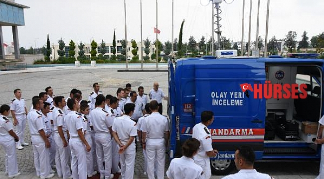 Subay adaylarına olay yeri inceleme eğitimi