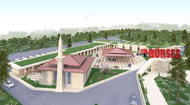 Uncalı Kent Mezarlığı inşaatı hızla ilerliyor
