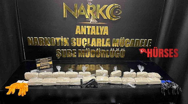 Antalya'da "Kökünü Kurut" operasyonu