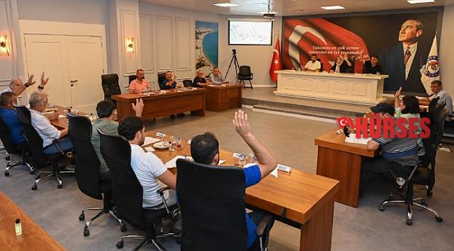 Demre Belediyesi'nde temmuz meclisi
