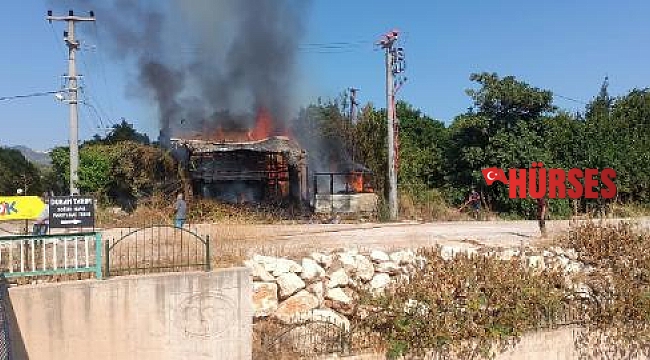 Ev, yangında kullanılamaz hale geldi