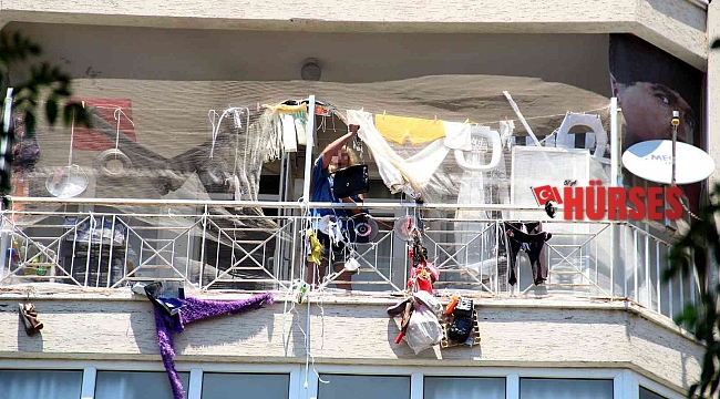 Genç kadın yaptıklarıyla mahalleliyi canından bezdirdi