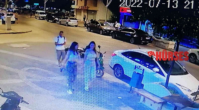 Genç kızları takip edip videolarını çeken şüpheliye meydan dayağı