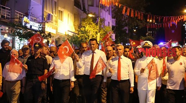 Kaş'ta 15 Temmuz etkinliği