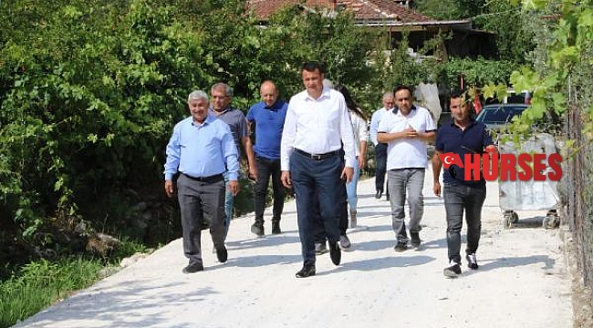 Kaş'ta üç mahalleye parke taşı
