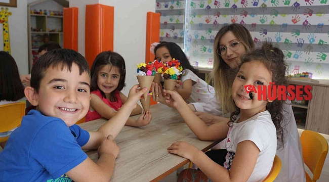 Serik Kreş ve Gündüz Bakımevi'nde eğlenceli yaz