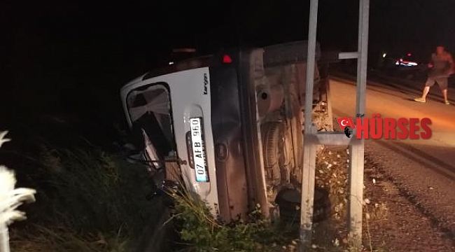 Serik'te kaza: 4 yaralı