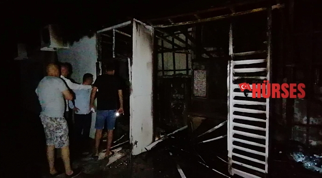 5 Yıldızlı otelin sahil barında korkutan yangın