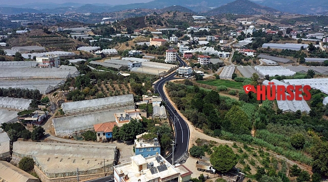 Alanya Belediyesinden asflatlama çalışmaları