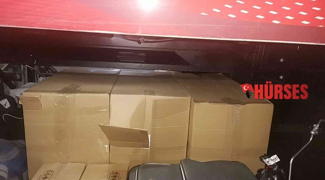 Antalya'da 150 bin adet makaron ele geçirildi