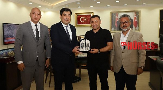 Başkonsolos Koshonov'dan Başkan Yücel'e ziyaret